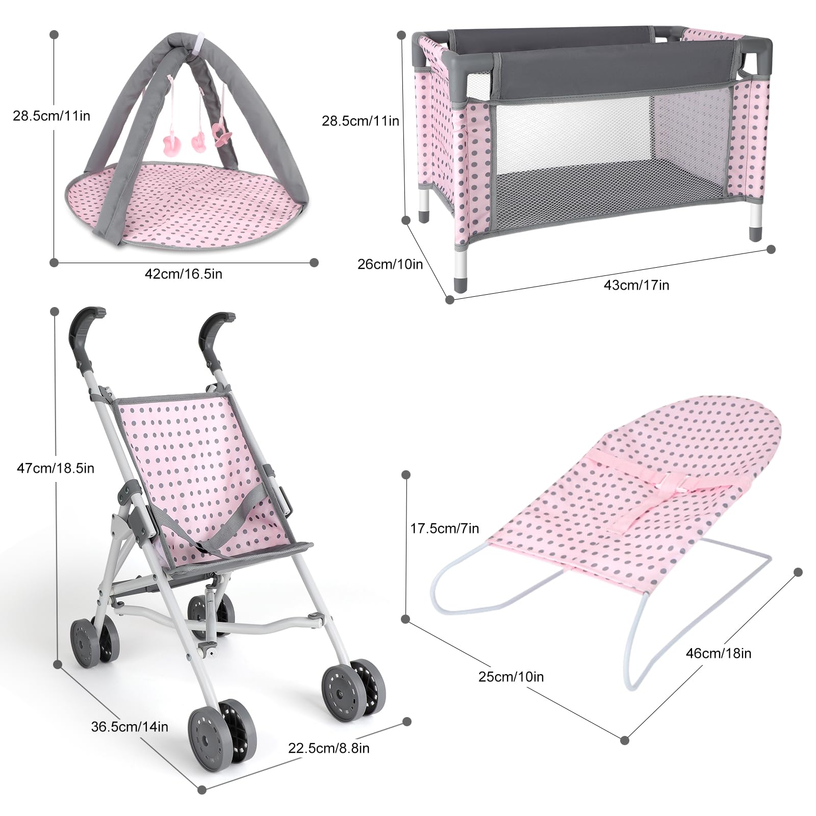 deAO tool-free assembly with quick buckle brackets for easy setup