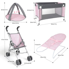 deAO tool-free assembly with quick buckle brackets for easy setup