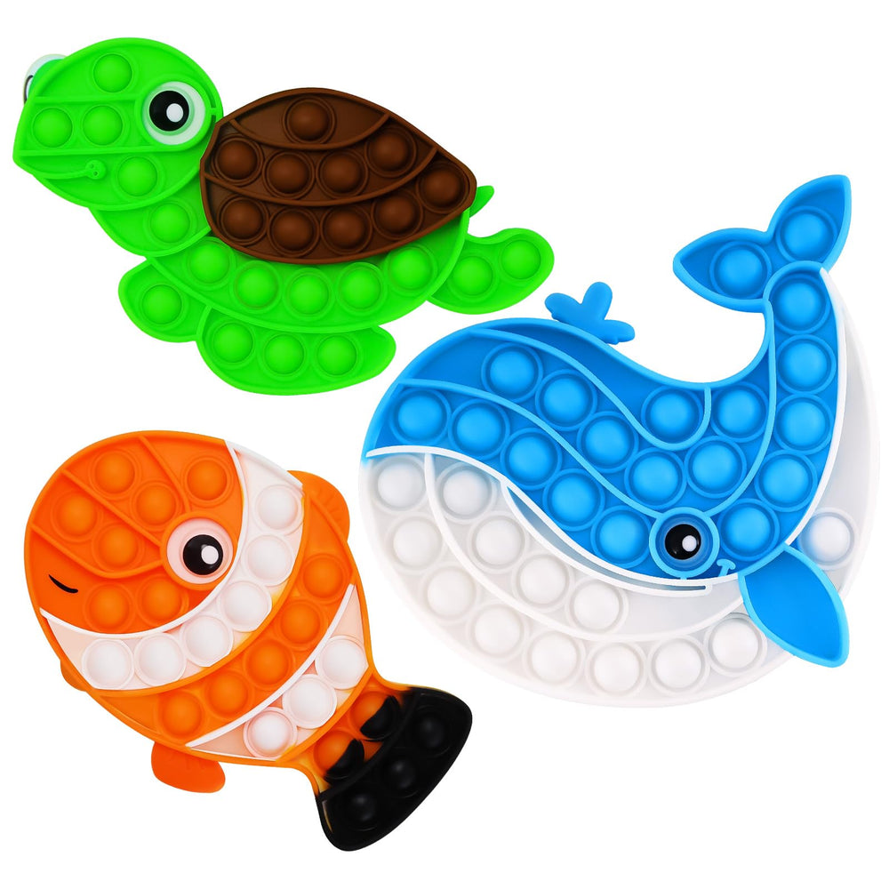 DEARIDAP whale fidget toy front view for tactile focus