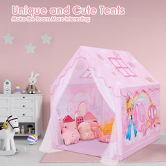Decalsweet kids tent with simple assembly and convenient pocket.