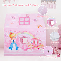 Decalsweet kids tent interior with children, cozy space for reading and play.