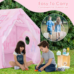 Decalsweet kids tent side door and pattern, inviting and imaginative.