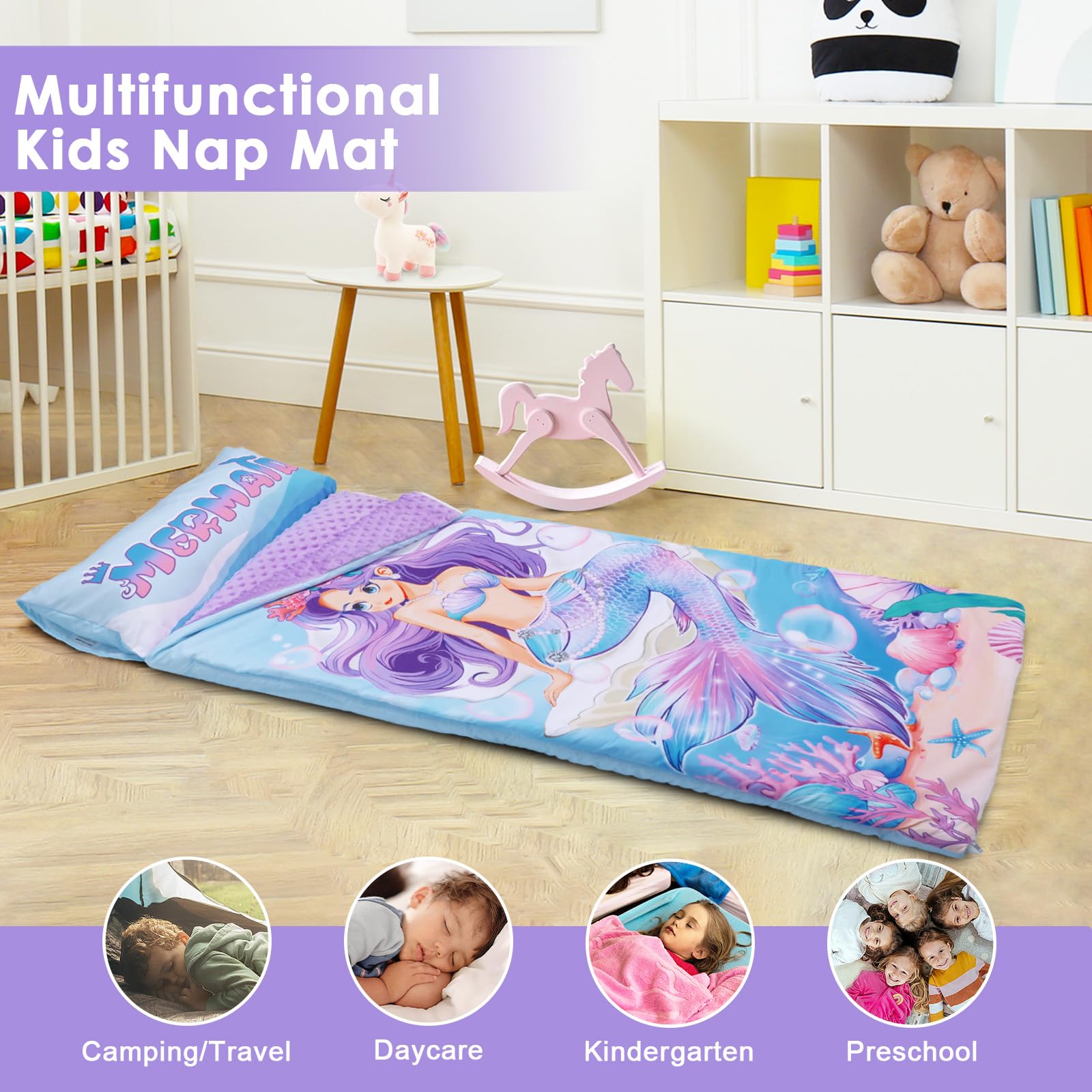 Decalsweet slumber bag that is machine washable for quick cleanup