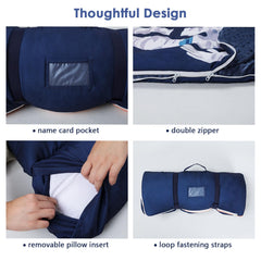 Decalsweet removable pillow slumber bag shows easy washing
