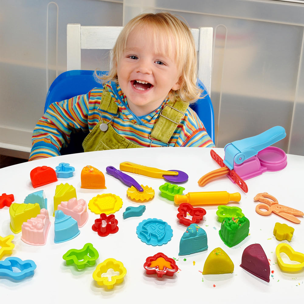 Decebaya dough tools roller smooths dough for even textures during crafts.