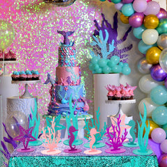 DECHISY mermaid DIY-pack—includes 12 animals and 12 bases for creativity.