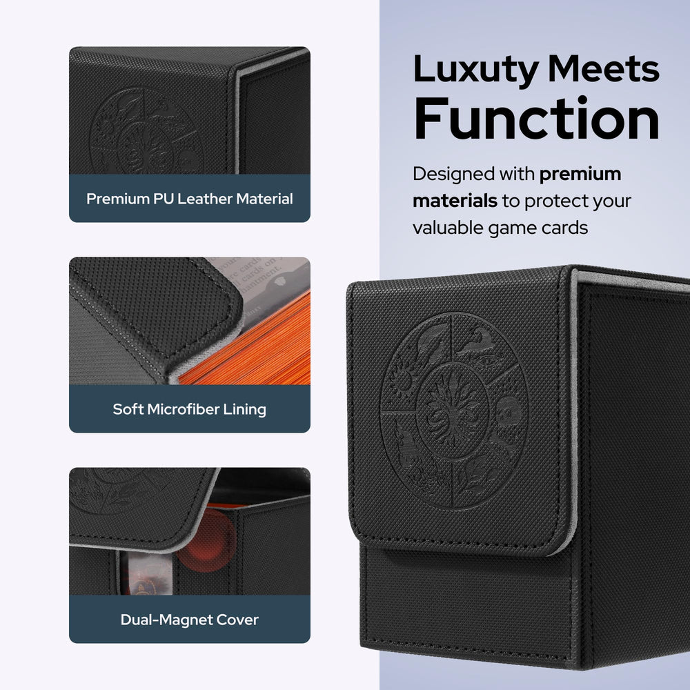 DeckDwell premium PU leather exterior meets rugged travel durability