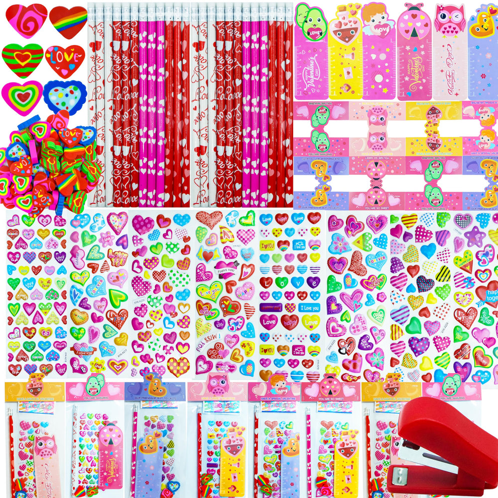 Decodinli pencils and erasers set for classroom use, non-toxic and kid-friendly.
