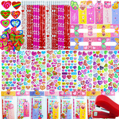 Decodinli pencils and erasers set for classroom use, non-toxic and kid-friendly.