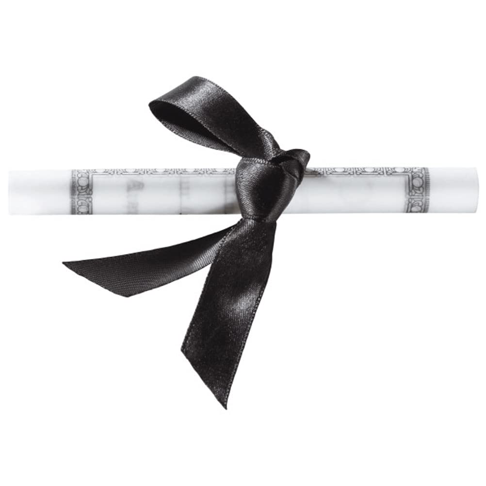 DecoPac black graduation cap closeup topper highlights details.