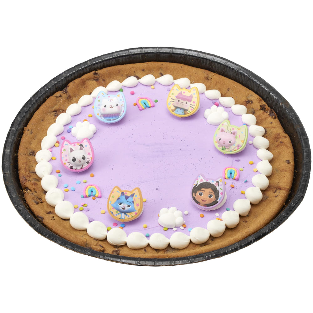 DecoPac Gabby's Dollhouse colorful rings for eye-catching dessert decorations.