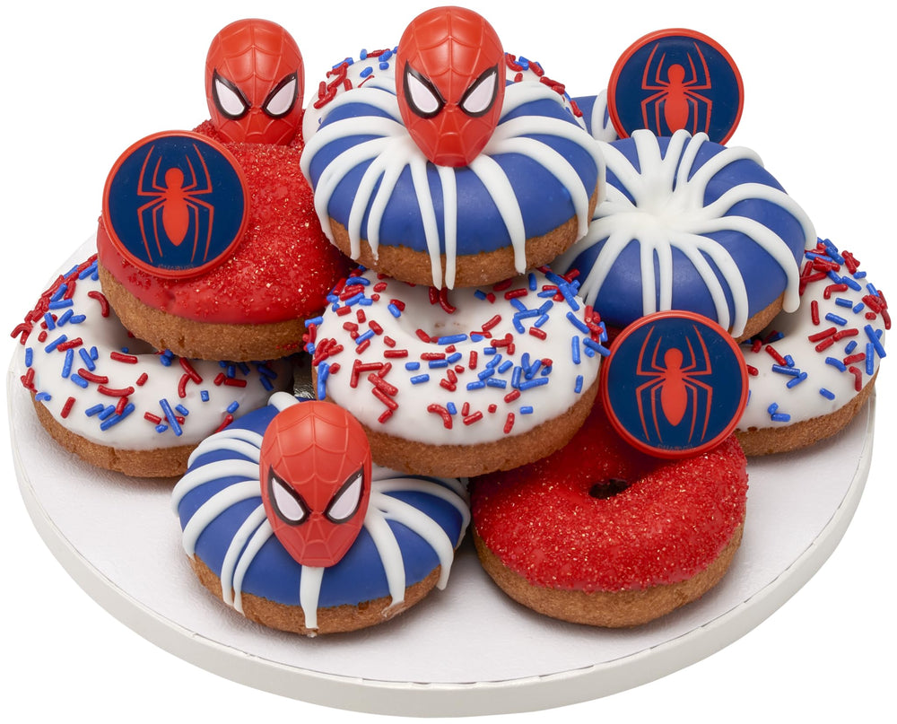 DecoPac Spider-Man party toppers for superhero gatherings.