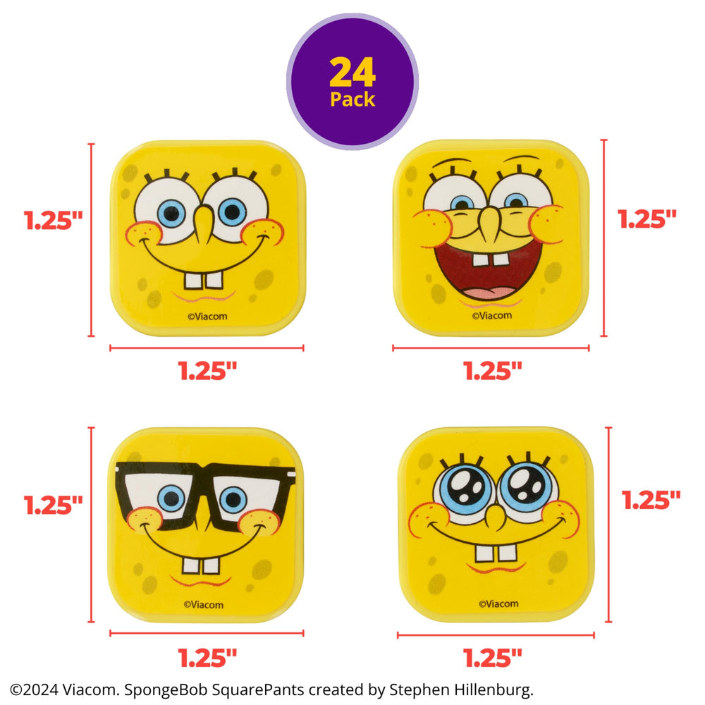 DecoPac SpongeBob cupcake ring on cupcake for bright, themed decor.