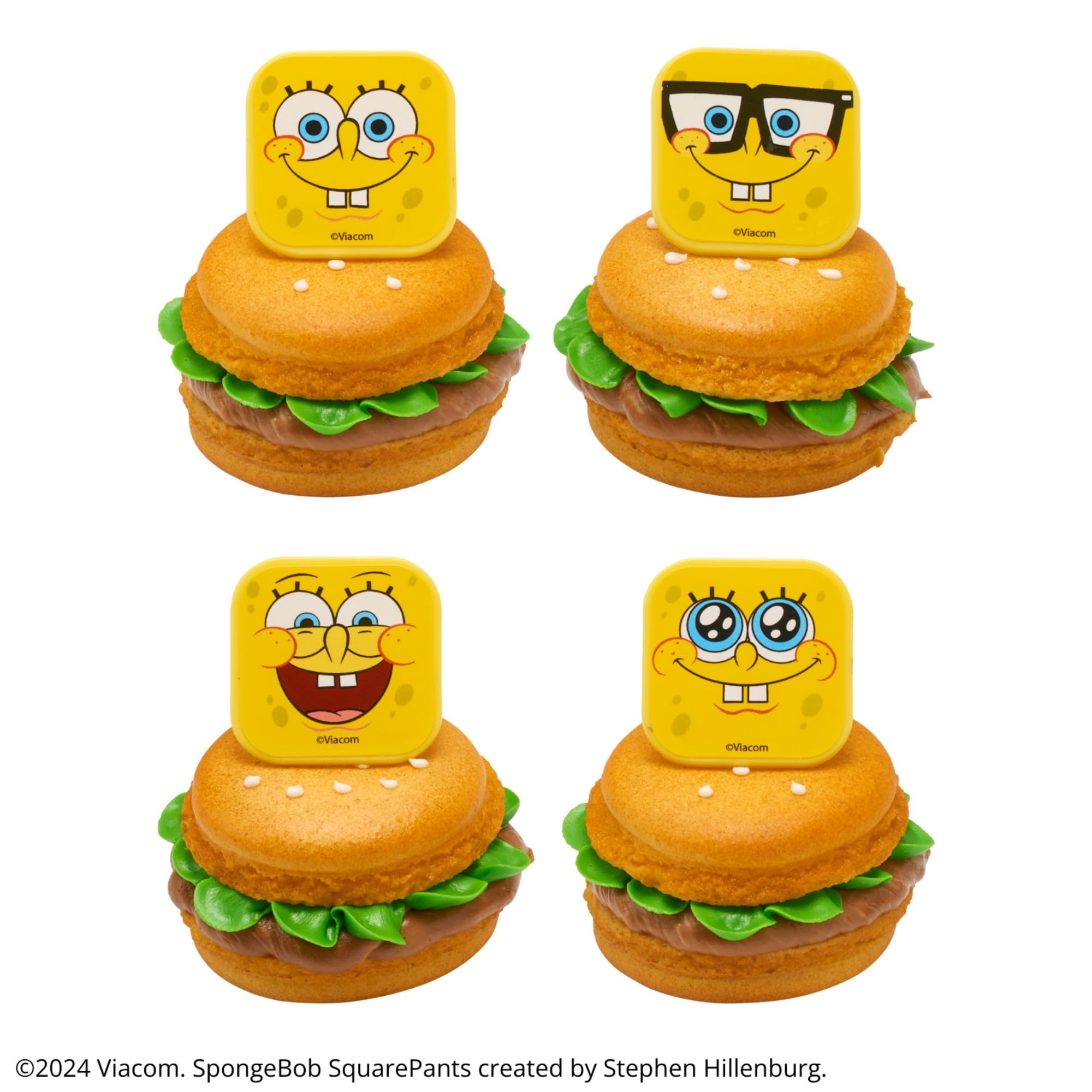 SpongeBob donut topping ring from DecoPac adds fun to treats.