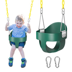 Decorlife toddler swing seat with soft EVA material for gentle play.