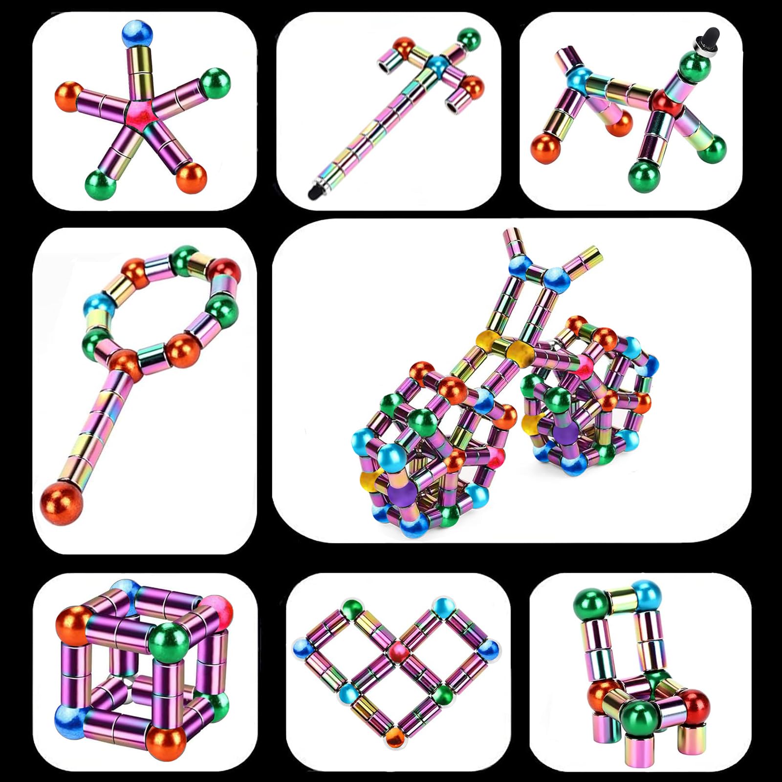 Decorrays fidget pen in hand, helps relieve stress while nurturing fine motor skills.
