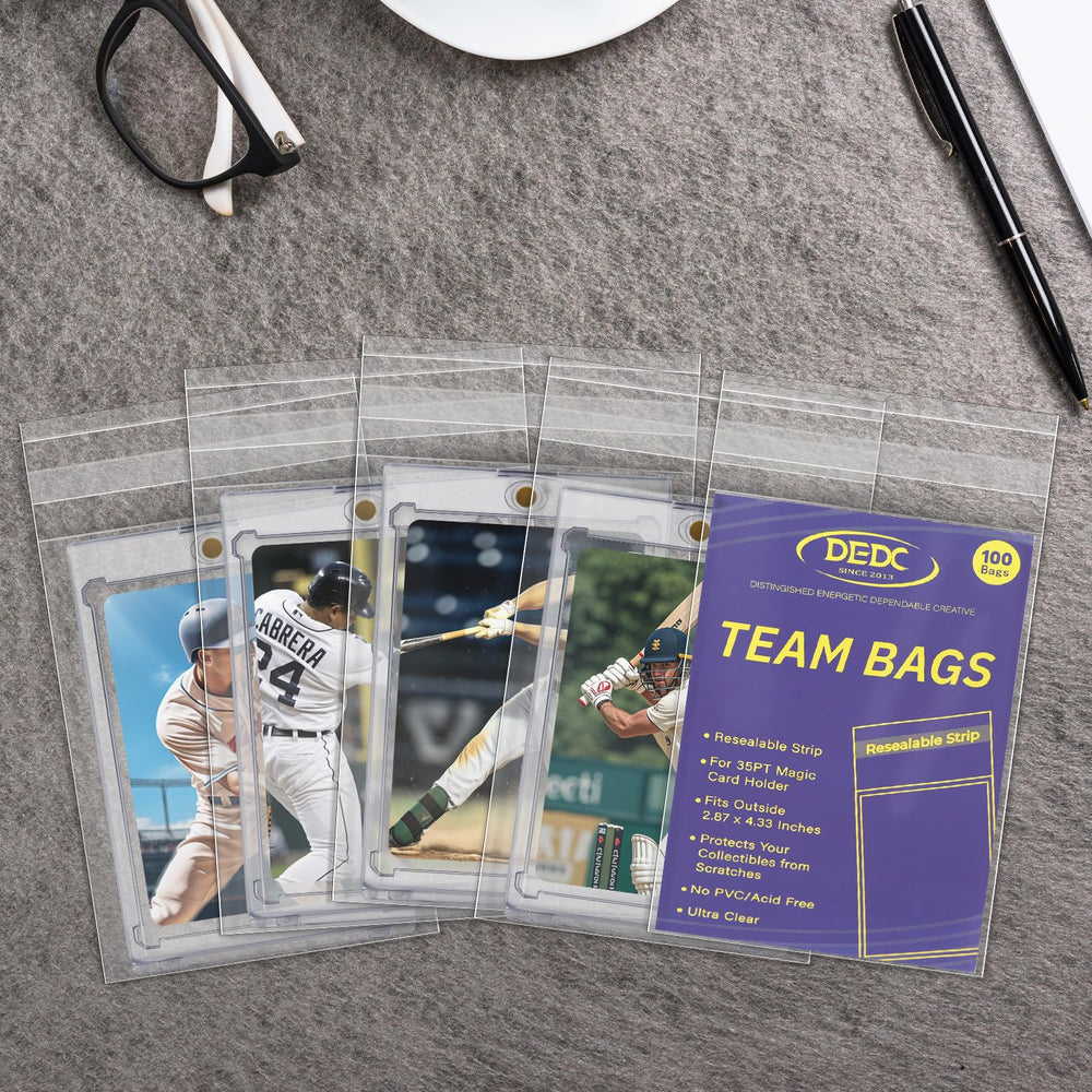 DEDC sleeves allow quick access during display or trade
