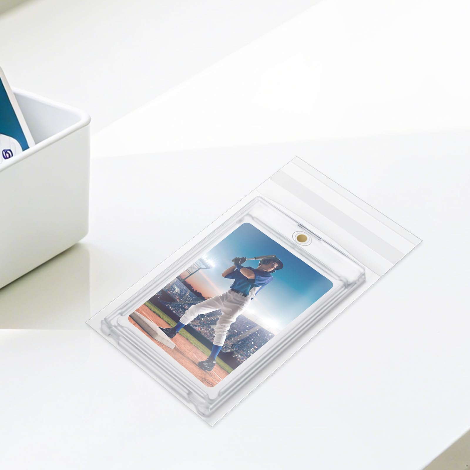 DEDC dust and impact resistant storage maintains card condition.