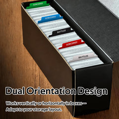 DEDC MTG dividers support labeling and sorting for easy access