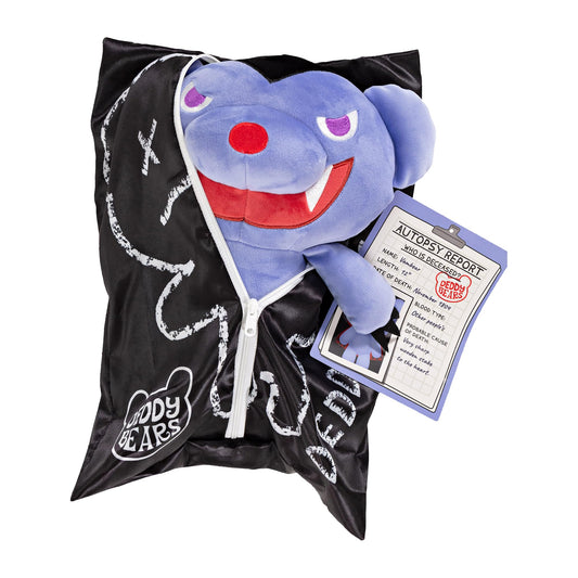 Deddy Bears Vambear autopsy report accessory adds chilling storytelling detail.
