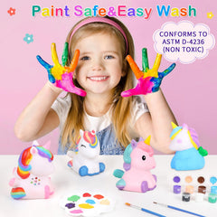 Dededa Paint brush set for precise, kid-friendly unicorn art.