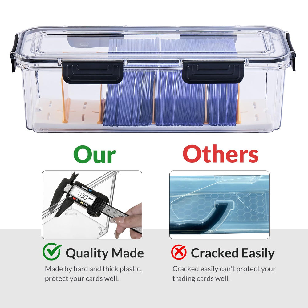 DEEIF stackable design saving space on a shelf