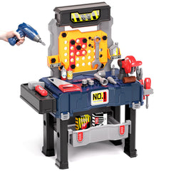 Deejoy Kids Tool Bench with realistic drill boosts imaginative play and fine motor skills.