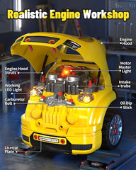Deejoy truck engine parts removal supports hands-on learning.