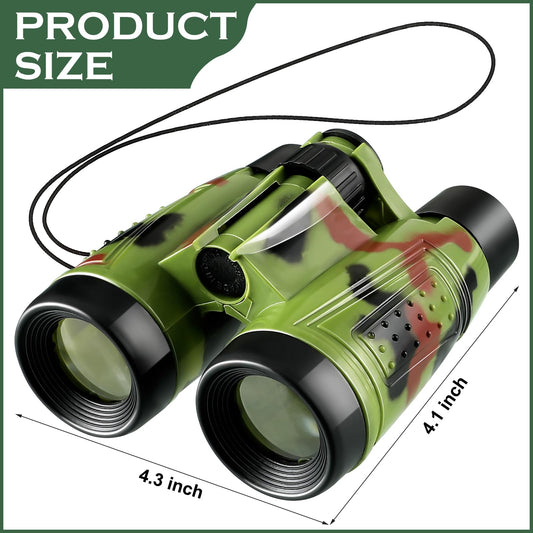 Deekin 16 toy binoculars with neck strap for easy, drop-free play
