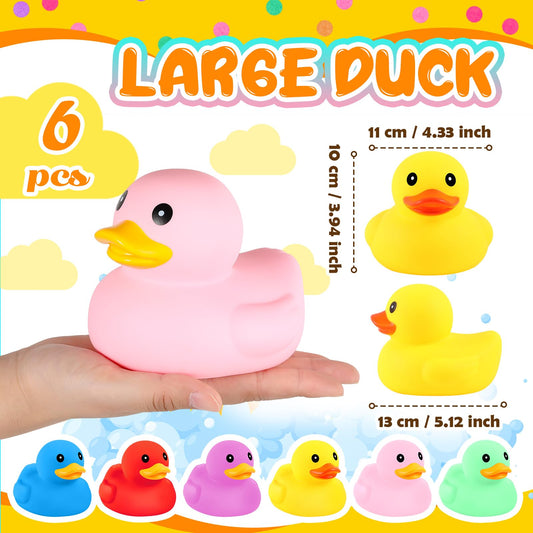 Deekin 5-inch large ducks provide an easy grip for little hands.