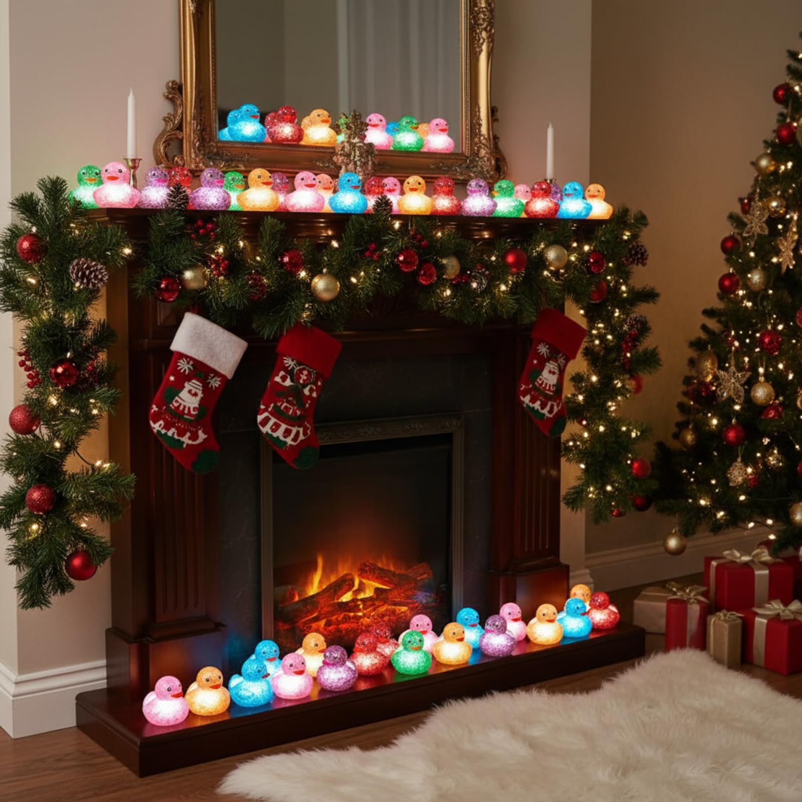 Deekin 96pc duck set enhances decor and playful ambiance.