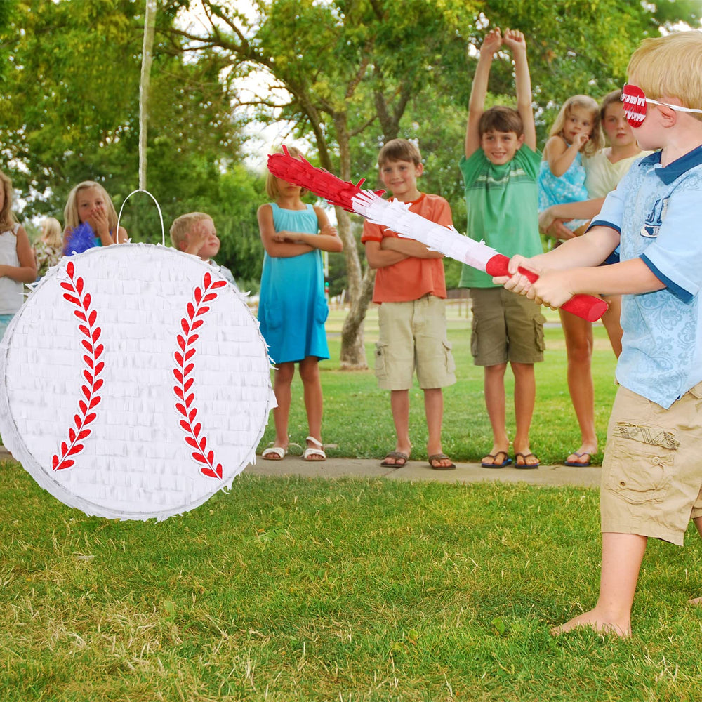 Deekin baseball pinata material detail highlights sturdy construction