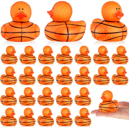 Deekin basketball duck 24-pack for party prizes and decorations.
