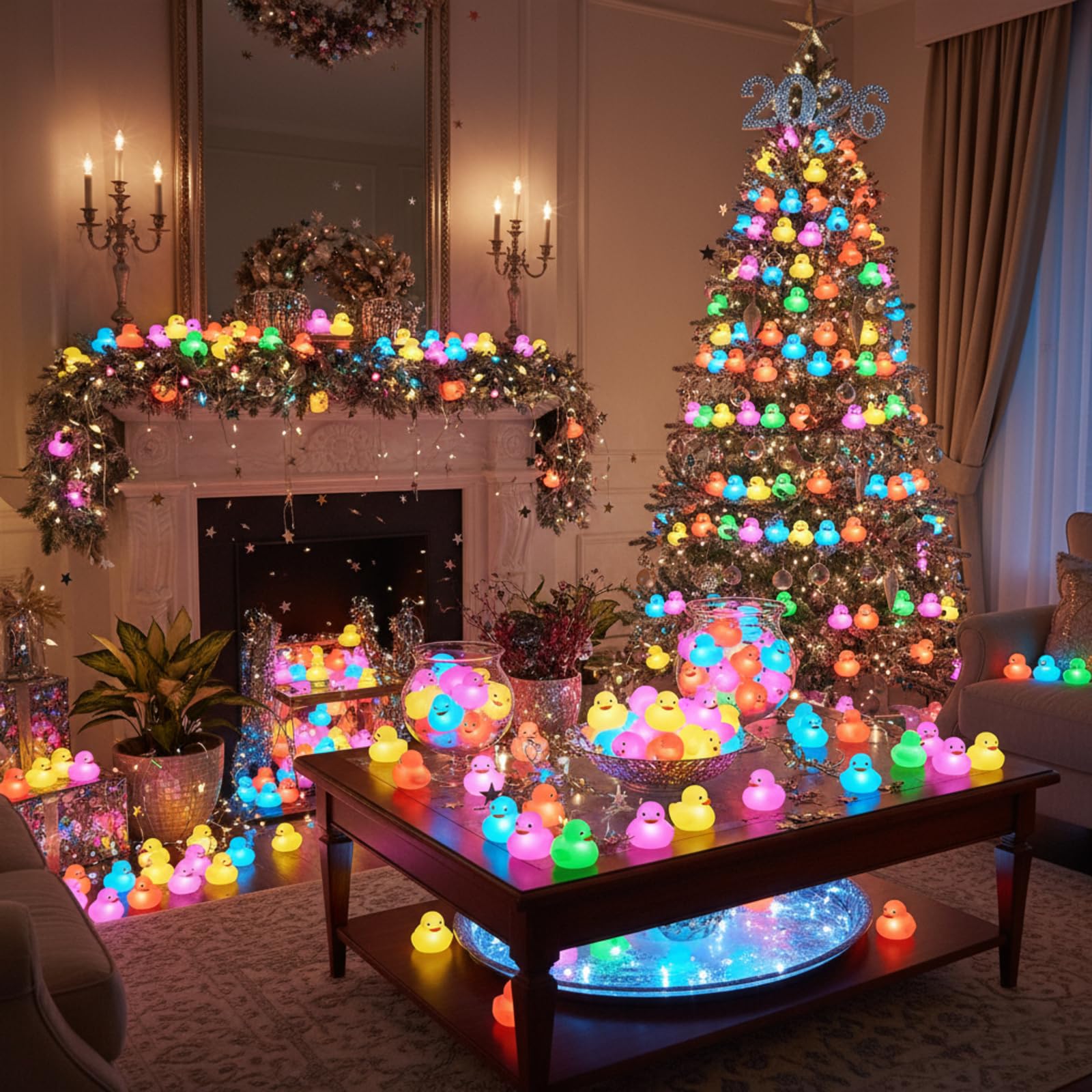 Deekin batteries included; glow ducks arrive ready to light up your event.