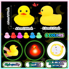 Deekin LED 2-inch rubber duck with batteries included for quick setup.