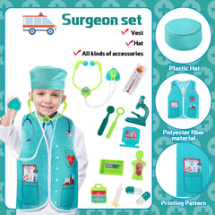 Deekin construction worker costume promotes active movement and teamwork in pretend play