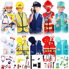 Deekin police costume for kids fosters imaginative play and independent dress-up
