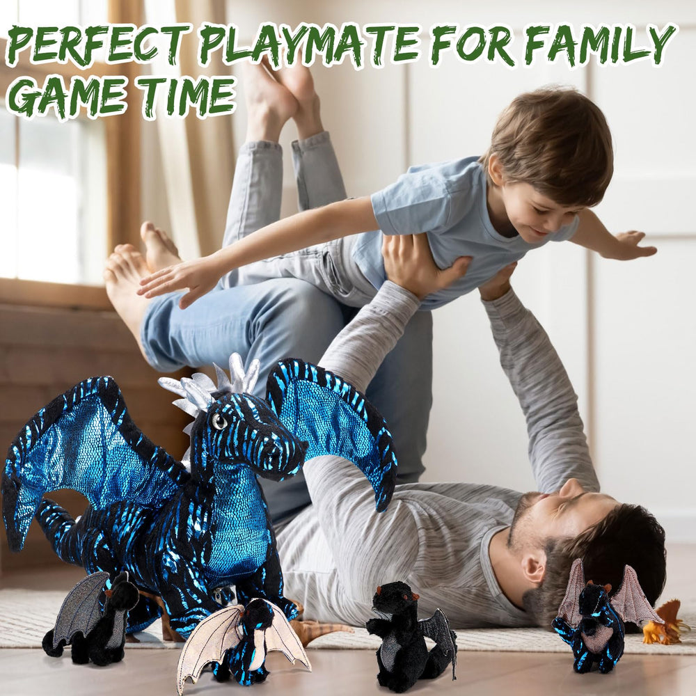 Deekin dragon with belly zipper sparks imaginative adventures during playtime.