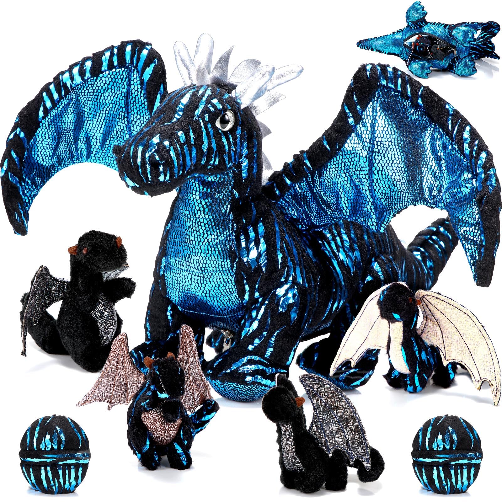 Deekin 16 inch dragon plush centerpiece for cozy playtime and decor.