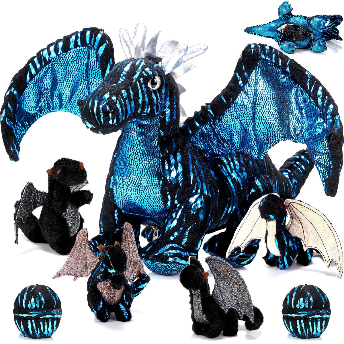 Deekin 16 inch dragon plush centerpiece for cozy playtime and decor.