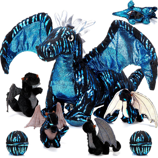 Deekin 16 inch dragon plush centerpiece for cozy playtime and decor.