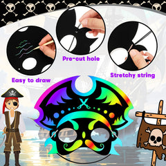 Deekin durable cardboard masks with odorless coating for safe use.