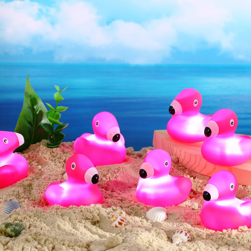Deekin flamingo LED side-lit glow for table centerpieces.