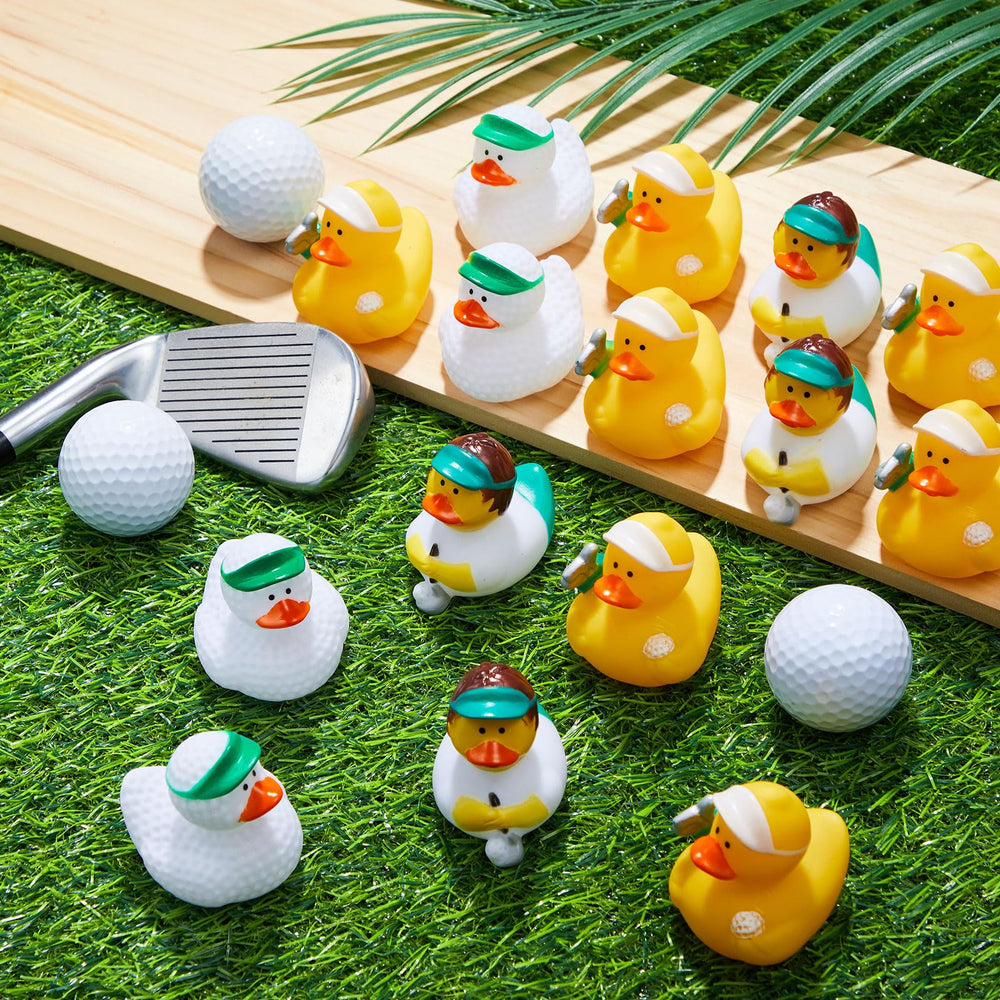 Deekin golf ball-design duck for festive table decor
