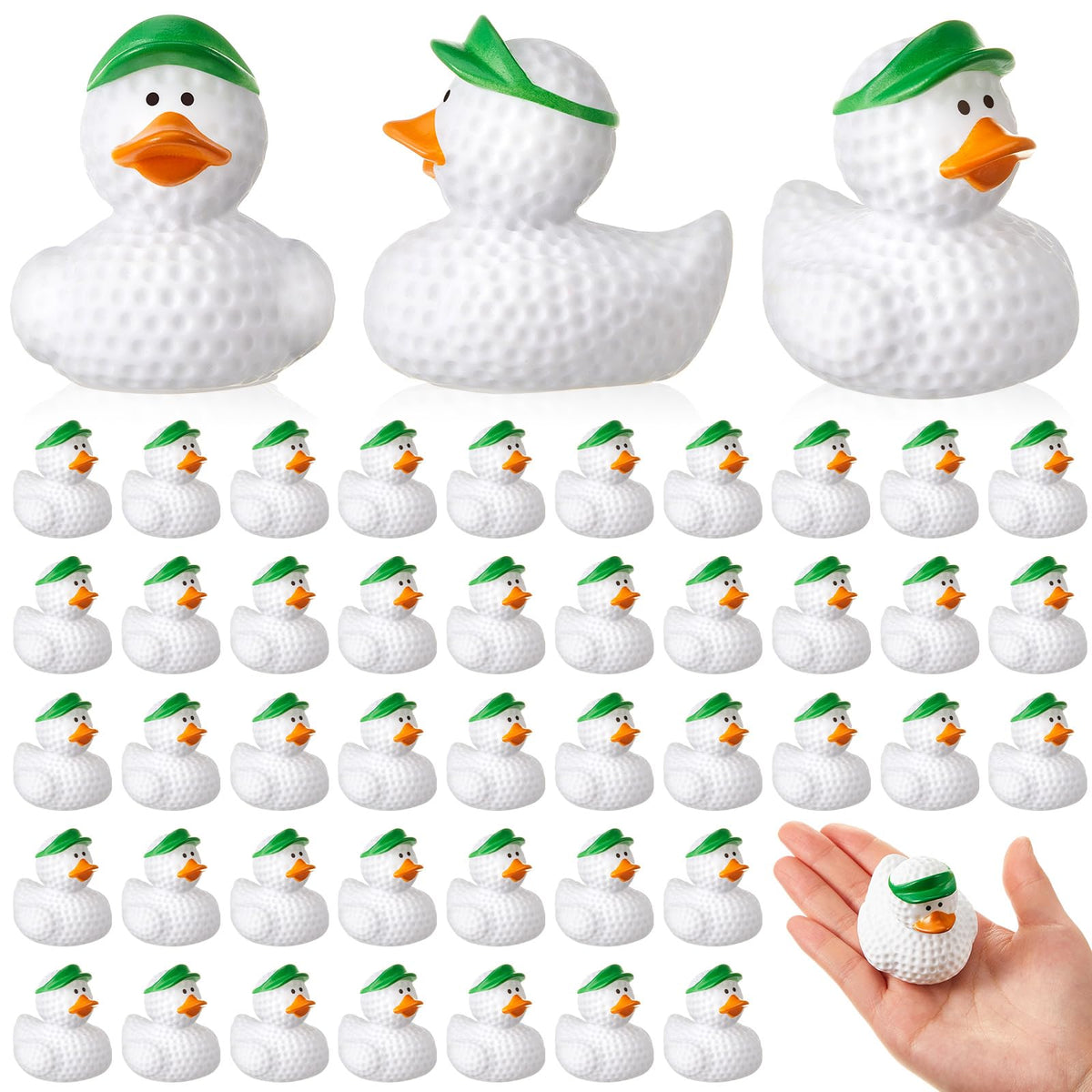 Deekin golf duck 2-inch 12-pack for party decorations and gifts.