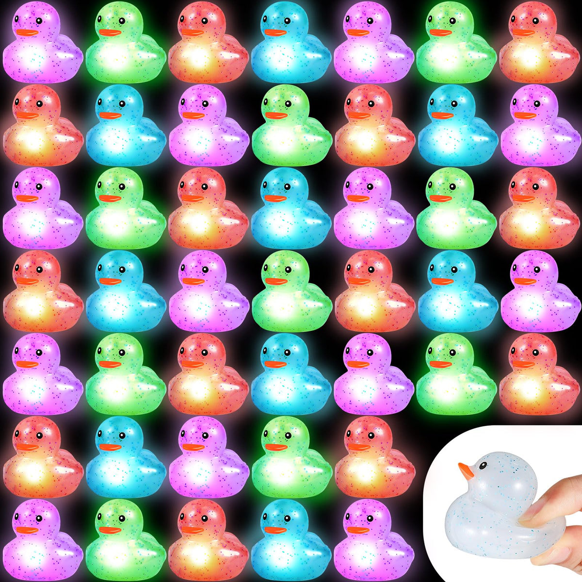 Deekin LED rubber duck glow collection for festive decor and party moments.