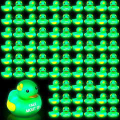 Deekin mental health duck with LED glow for eye-catching awareness displays.