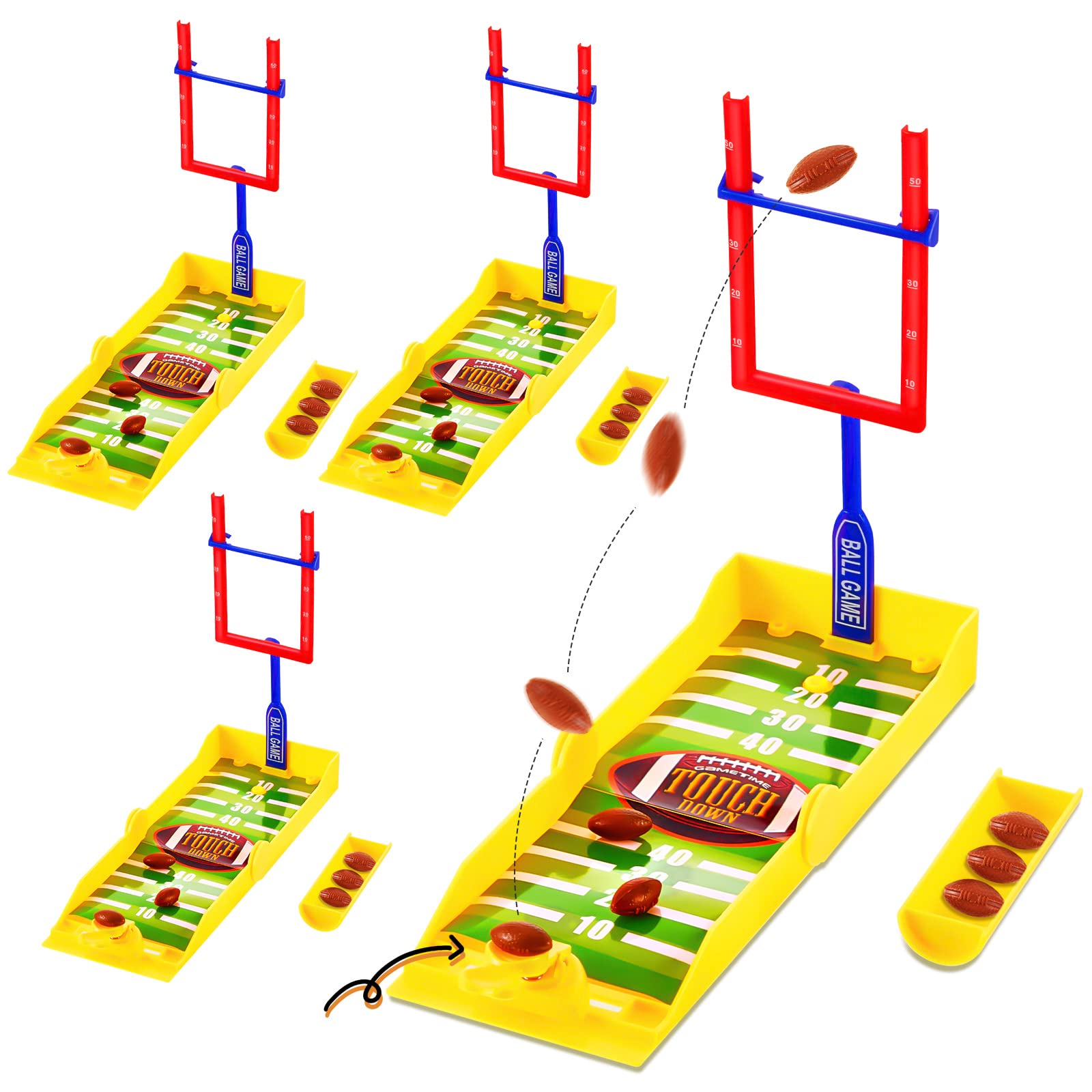 Deekin mini football desktop game assembly on a desk for quick fun