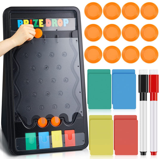 Deekin Prize Drop Board foldable stand at a bustling event for easy entertainment
