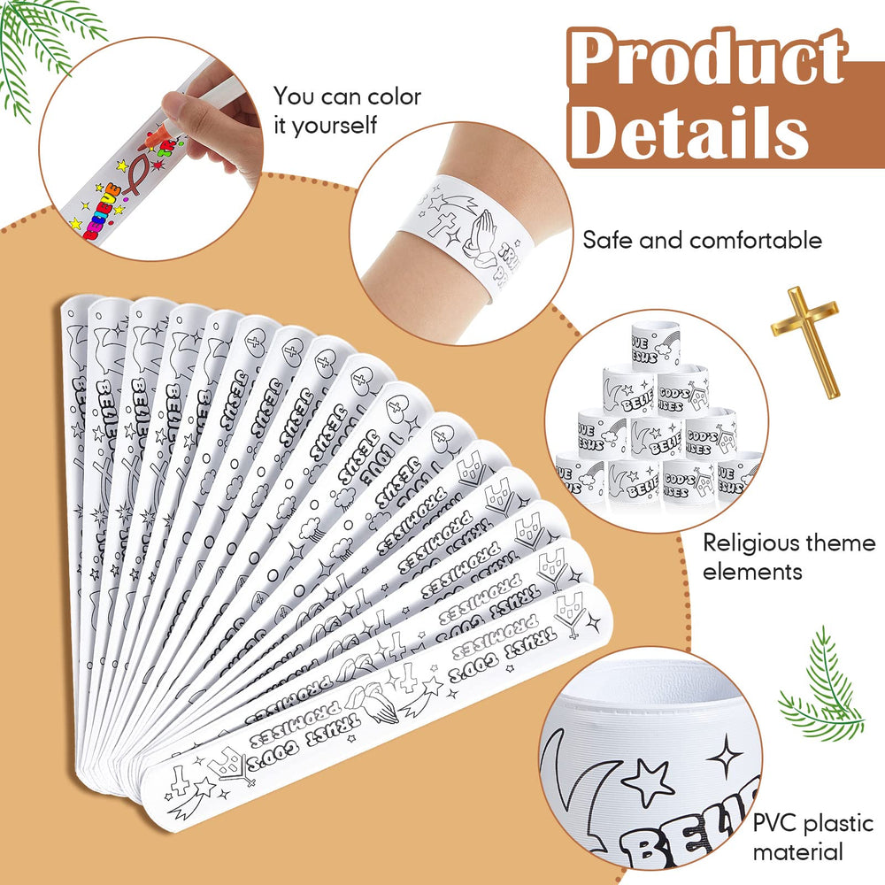 Deekin 8.54x1.18 inch slap bracelets with steel core for durable wear.